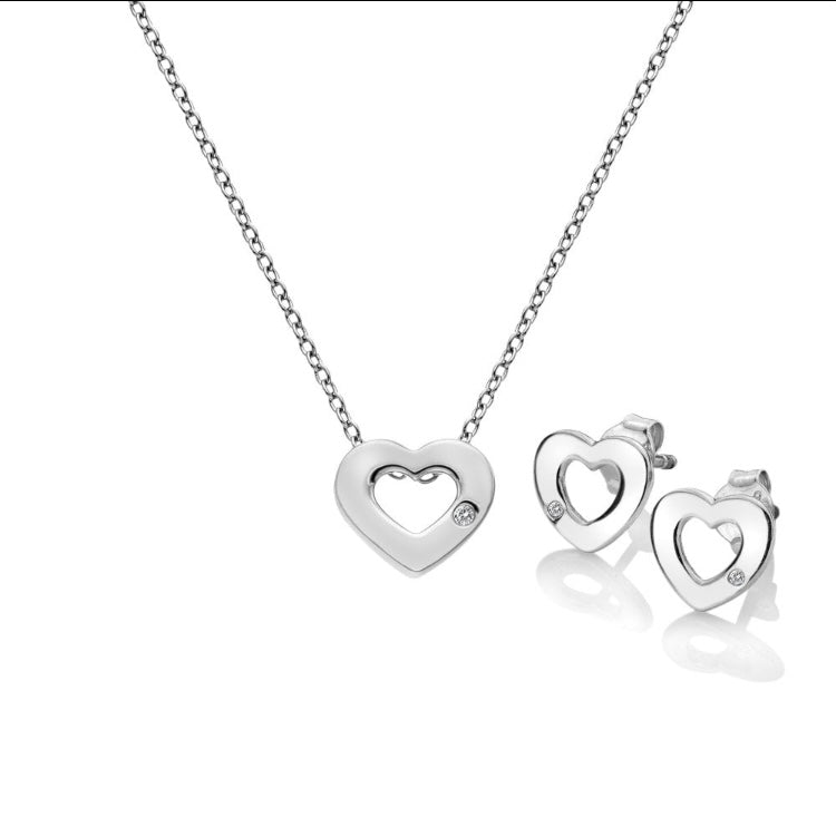HD Diamond Amulet Heart Set