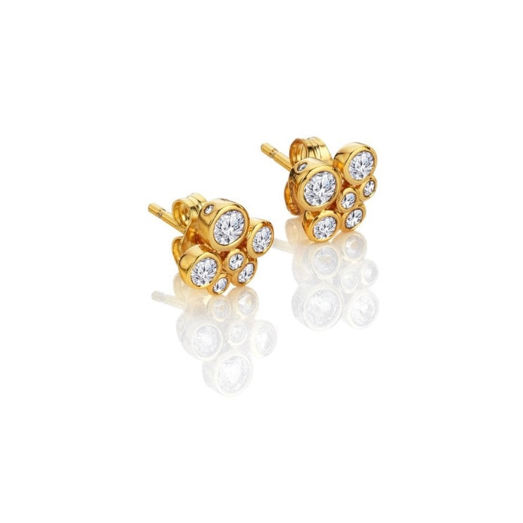 HD X GE Tender Cluster Stud Earrings