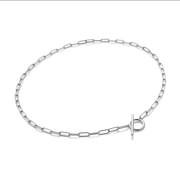 HD Linked T Bar Necklace