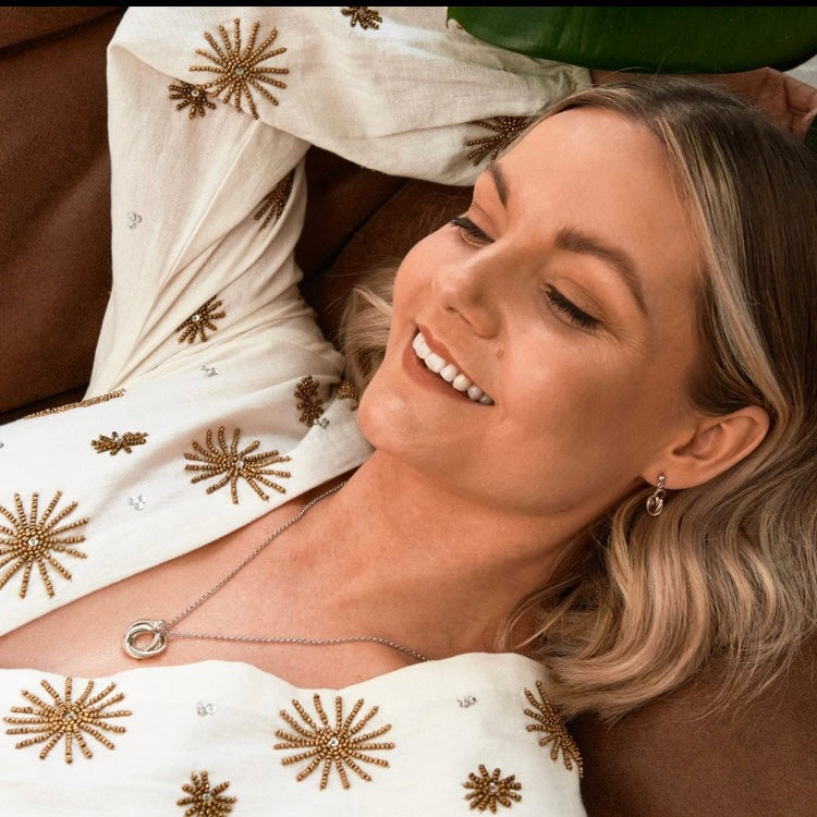HD Calm Pendant being worn