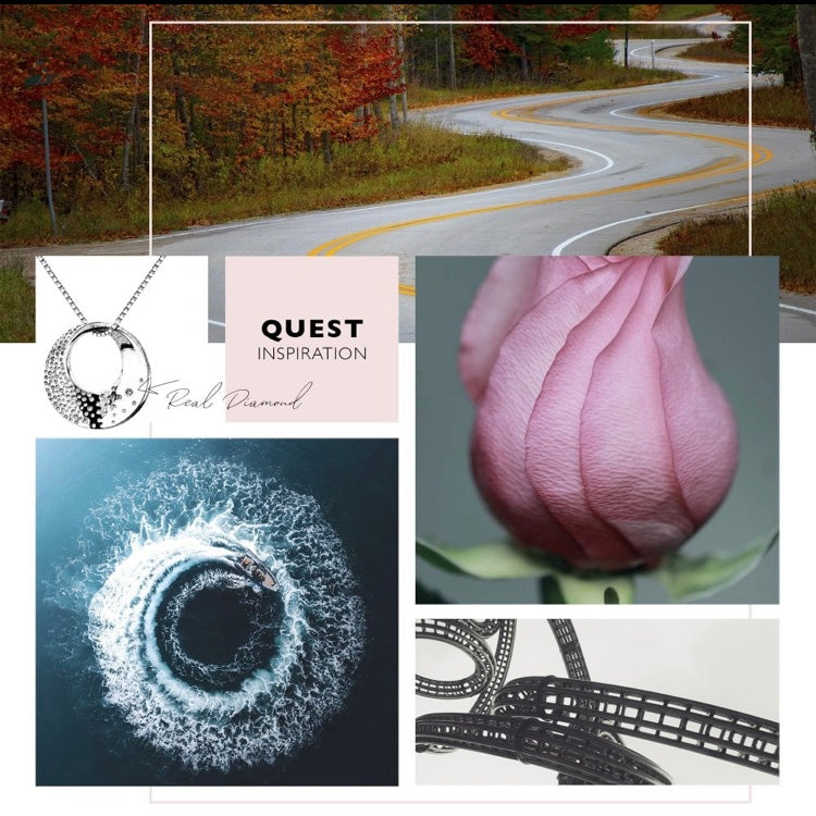 HD Quest Circle Pendant logo
